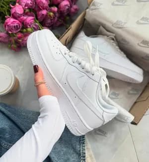 Nike Air Force 1 Triple White Sneakers