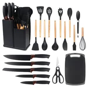 19 Pcs Silicone Kitchenware Set