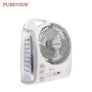 6 in 1 Rechargable Fan With Led Lamp