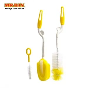 3pcs Baby Bottle Brush Set