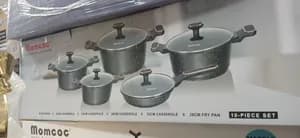 Momcoc 10-piece granite cookware set