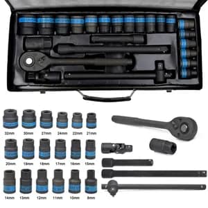 1/2-Inch Drive Wrench Set 24pcs