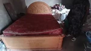 Bed with Mattress 1.5 Meter