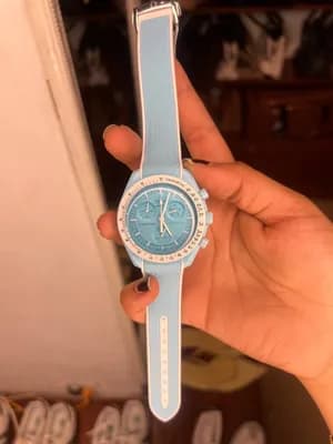 Omega swatch OG Fiber strap Chronograph