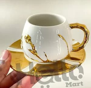 Decorative Coffee Cups Set 6 Pieces