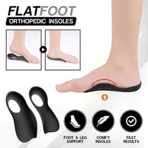 Unisex Flat Foot Orthotics TPR Insole