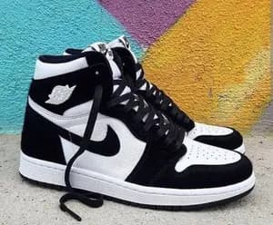 Jordan 1 mid black White panda