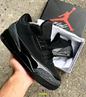 Jordan 3 black cat