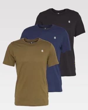 G-STAR 3 Pack T-Shirts
