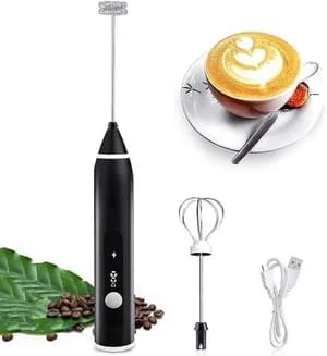 Handheld Electric Milk Frother and Whisk