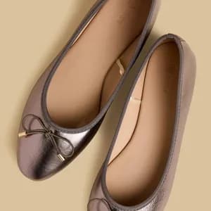 MAX slip on bow ballerina flat 38