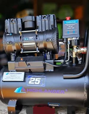 Highlander 25L Silent Air Compressor