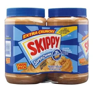 Skippy Peanut Butter Super Chunk Twin Pack
