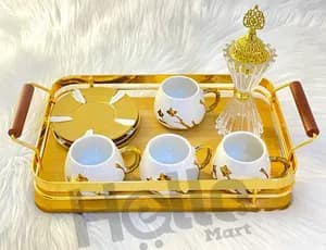 Elegant Gold Service Tray