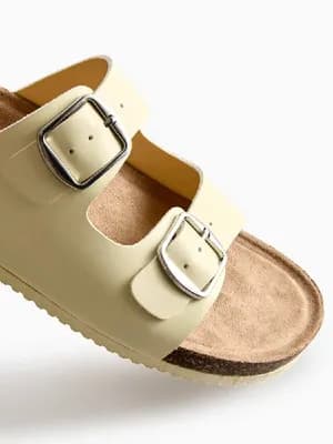 Primark double strap footbed sandals