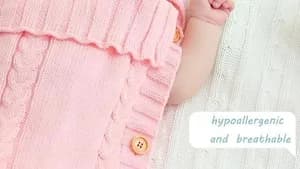 Newborn Baby Wrap Swaddle Blanket Knit Sleeping Bag Sleep Sack Stroller Wrap for Baby