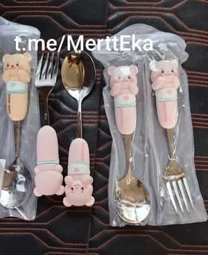 Kids flatware spoon fork set