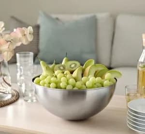BLANDA BLANK Serving bowl, stainless steel, 28 cm