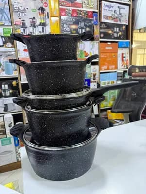 Momcoc Non-Stick Granite Cookware Set