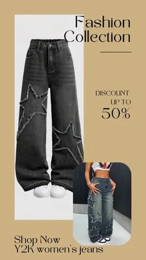 Women baggy jeans