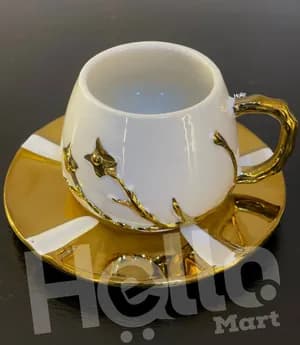 Decorative Coffee Cups Set of 6