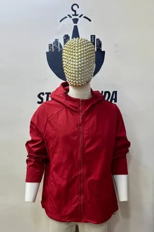 Red Hooded Jacket XL-2XL