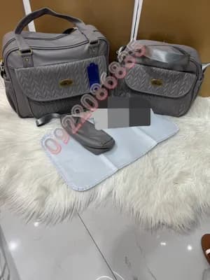 Chicco 4 in 1 lether mother bag ሌዘር