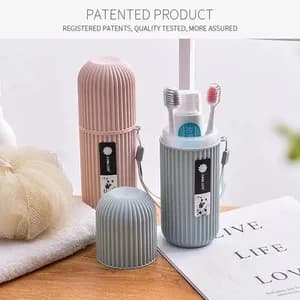portable travel toothbrush case