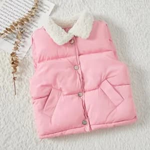 Kid Fuzzy Coat Vest