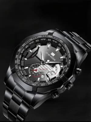 Va Va Voom Black Men's Watch