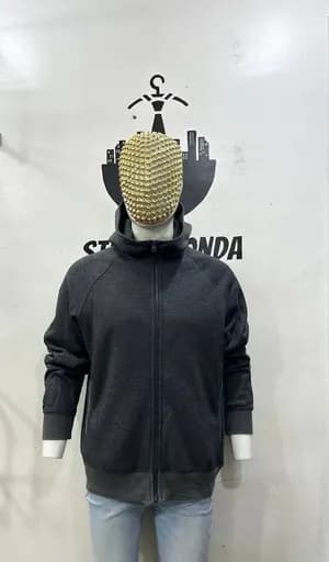 Black Zip-Up Jacket XL