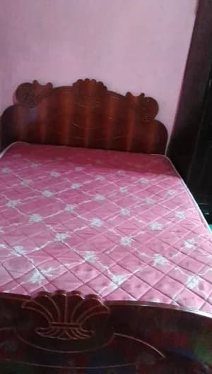 Bed with Mattress 1.5 Meter