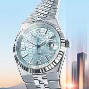 Rolex Land-Dweller Ice Dial Watch