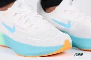 Nike White Blue Running Shoes