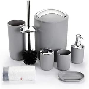 6 Pcs Bathroom Accessory Set