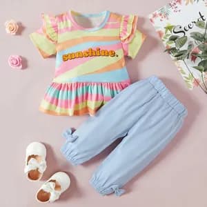 Baby Cotton Short-sleeve Sets