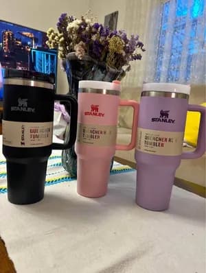 Stanley Travel Mug with Straw