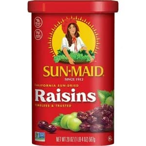 Sun-Maid California Sun-Dried Raisins 20oz Canister
