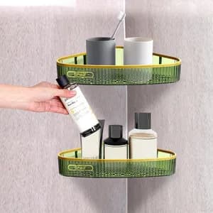 Single Adhesive Corner Storage Rack