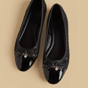 MAX Sequin Embellished Ballerina Shoes