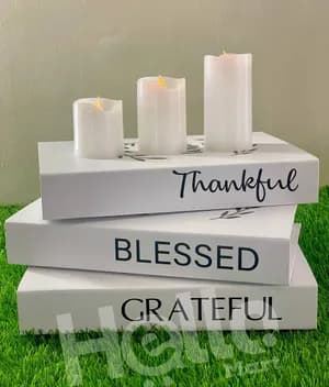 3 Pcs Decorative Books Set