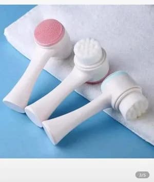 Silicone Double-Sided Facial Cleansing Brush