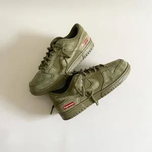 Nike Dunk x Supreme Olive Green Low