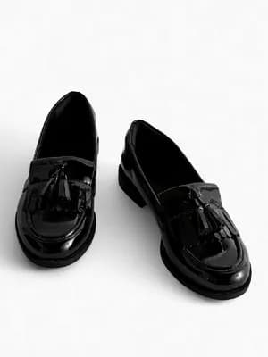Primark Wide Fit Patent Loafers