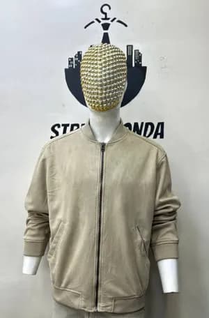 Zara Beige Bomber Jacket XL