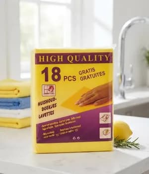 18 Pcs Multipurpose Cleaning Cloths