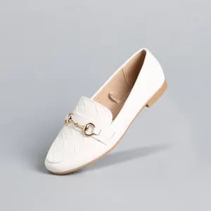 MAX textured slip on loafers