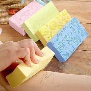 Ultra Soft Exfoliating korean Sponge Bath Brush