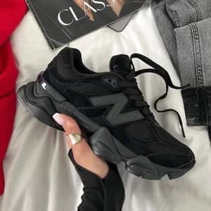 New Balance 9060 Triple Black Shoes