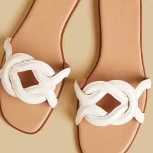 MAX cross strap flat sandals